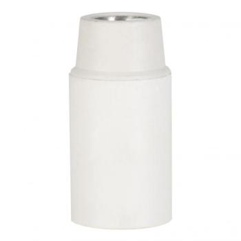  Douille E14 TP Lisse Blanche 