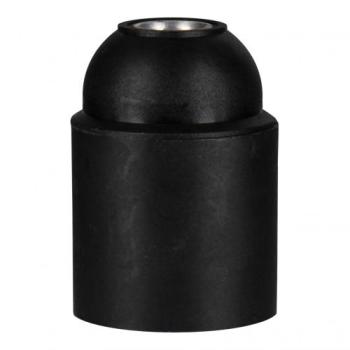  Douille E27 TP Lisse Noire 