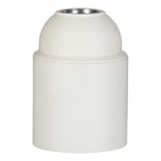  Douille E27 TP Lisse Blanche 