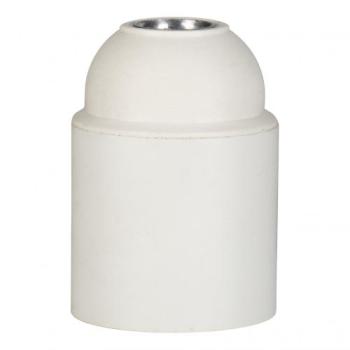  Douille E27 TP Lisse Blanche 