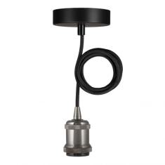  Suspension Oslo E27 Noire 1.50 