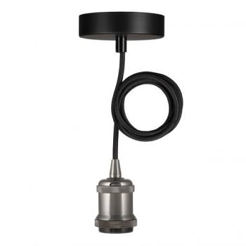  Suspension Oslo E27 Noire 1.50 