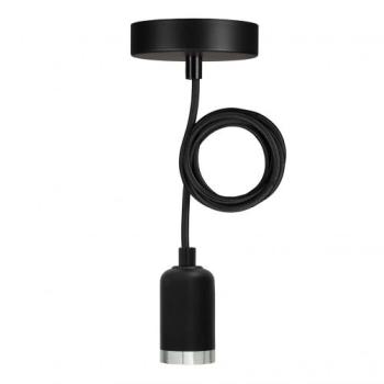  Suspension Bari E27 Noire 1.50 
