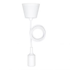  Suspension Silicone E27 Blanc 