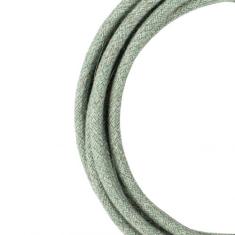  Cble Textile Tweed 2C 3M Vert 