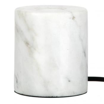  Lampe  poser E27 Marbre Blanc 