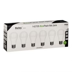  EcoPack 6 x LED A60 E27 8W 840 