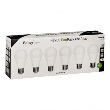  EcoPack 6 x LED A60 E27 8W 840 