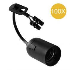  100-Pack Douilles lisses E27 T 