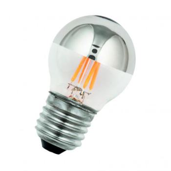  LED FIL G45 Calotte Argente E 