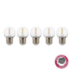  EcoPack 5 x LED FIL Safe E27 1 
