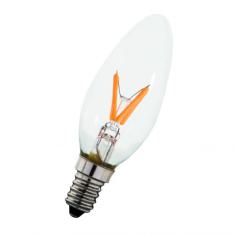  LED FIL Wave C35 E14 DIM 3W 22 