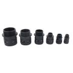  Raccord droit pol. noir N[...] 