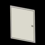  Porte Saillie PLASTELBOX 2T6R 