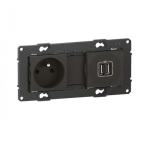  2P+T + 2 USB NUIT 