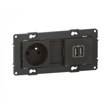  2P+T + 2 USB NUIT 