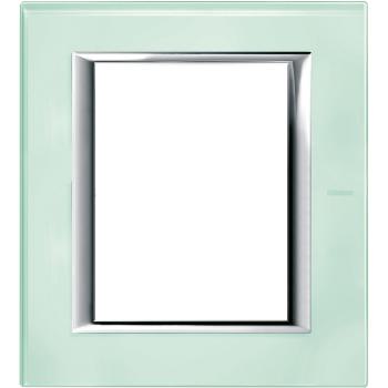  AXO PLAQ.RECT VER CRISTAL 3+3M 