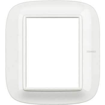  AXO PLAQ.ELIP 3+3M METAL BLANC 
