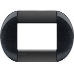  LL- PLAQUE RONDE 3M ANTHRACITE 