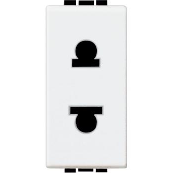  LL- PRISE EU/US 2P 13A 1M BLAN 