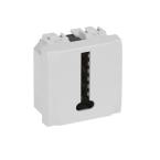  LL - PRISE TEL 8 PLOTS BLANC 