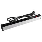  BLOC ALIM ALU 6 PC 2P+T 19" + 