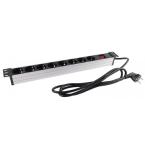  BLOC ALIM ALU 8 PRISES SCHUKO 