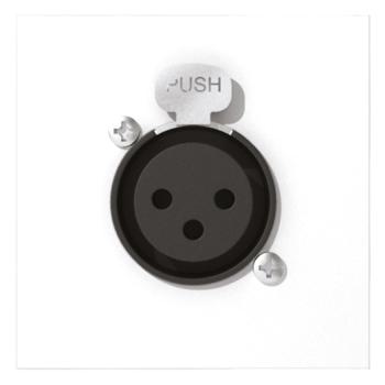  PLASTRON XLR 45X45 FEMELLE/EUR 
