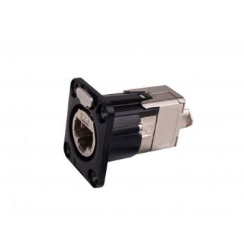  EMBASE SERIE D NOIRE CAT6A FEM 