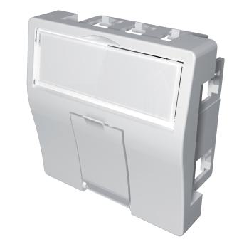  PLASTR 45X45 1 PORT RJ45 GAMME 