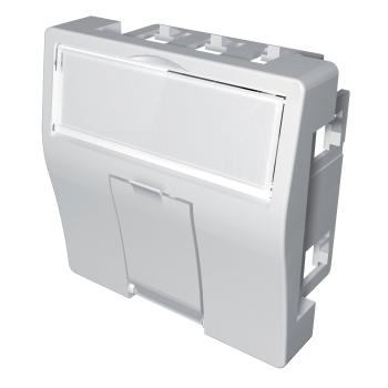  PLASTR 45X45 1 PORT RJ45 GAMME 