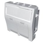  PLAST 45X45 2 PORTS RJ45 GAMME 