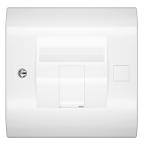  PLASTR 86X86 1 PORT RJ45 GAMME 