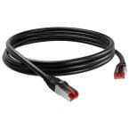  CORDON 6A S/FTP PUR 1M NOIR 