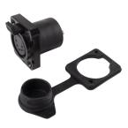  EMBASE XLR 5 PTS FEMELLE NOIRE 