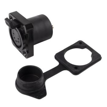  EMBASE XLR 5 PTS FEMELLE NOIRE 