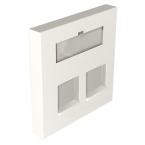  PLASTRON 45x45 2 PORTS GAMME L 