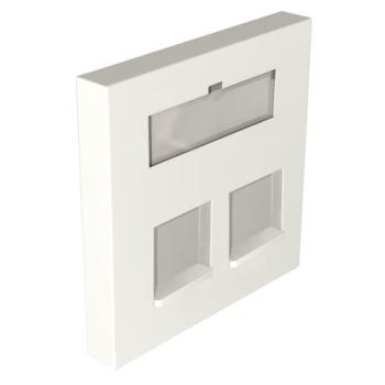  PLASTRON 45x45 2 PORTS GAMME L 