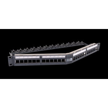  PANNEAU ANGULE 19P 24 PORTS 1U 