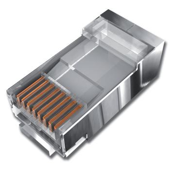  PLUG RJ45 CAT5E BLINDE CABLE R 