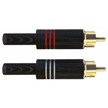  FICHE RCA METAL MALE 