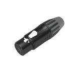  FICHE XLR FEMELLE 3 PTS NOIR C 