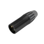  FICHE XLR MALE 3 POINTS NOIR C 