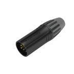  FICHE XLR MALE 5 POINTS NOIR C 