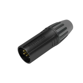  FICHE XLR MALE 5 POINTS NOIR C 
