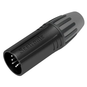  FICHE XLR MALE 5 PTS - CORPS N 