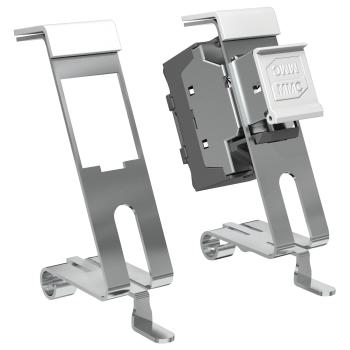 SUPPORT METAL RAIL DIN 1XRJ45 