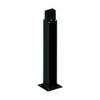  Colonnette Noire 0,5m  Bidire 