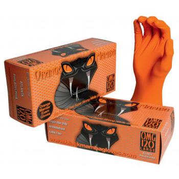  Boite 100 gants nitrile orange 