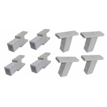  Kit rallonges cache clim Gris 